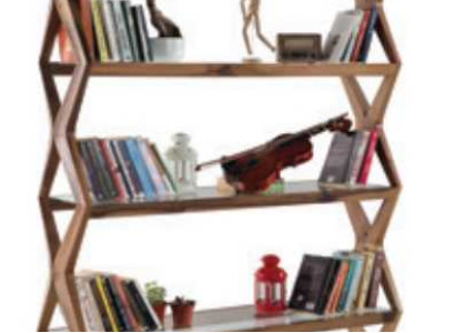 Bookshelf Modern Wood Shelf Wardrobe Office Designer Furnishings Shelves